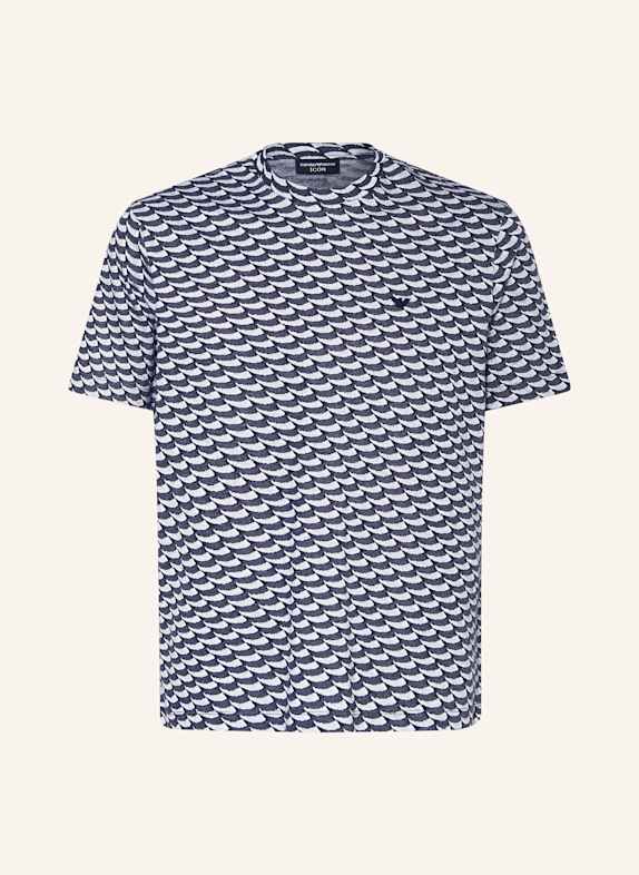 EMPORIO ARMANI T-Shirt WEISS/ DUNKELBLAU
