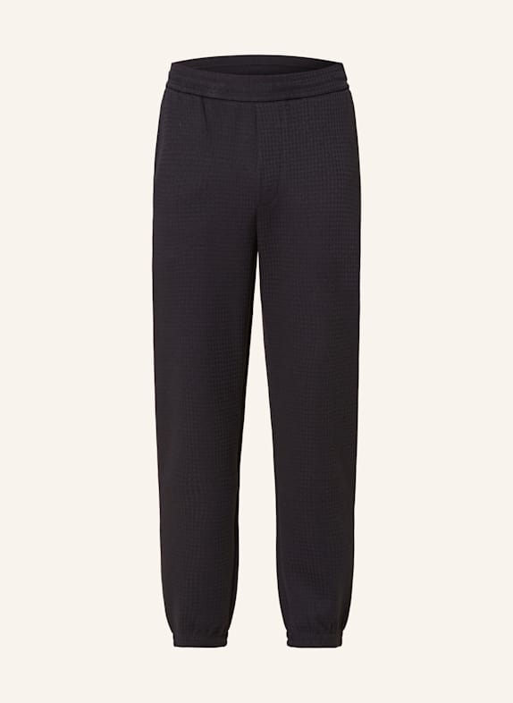 EMPORIO ARMANI Jacquard-Hose Extra Slim Fit DUNKELBLAU