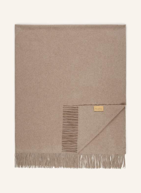 Christian Fischbacher Cashmere-Plaid ASPEN TAUPE