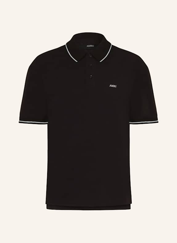 AMIRI Piqué polo shirt BLACK