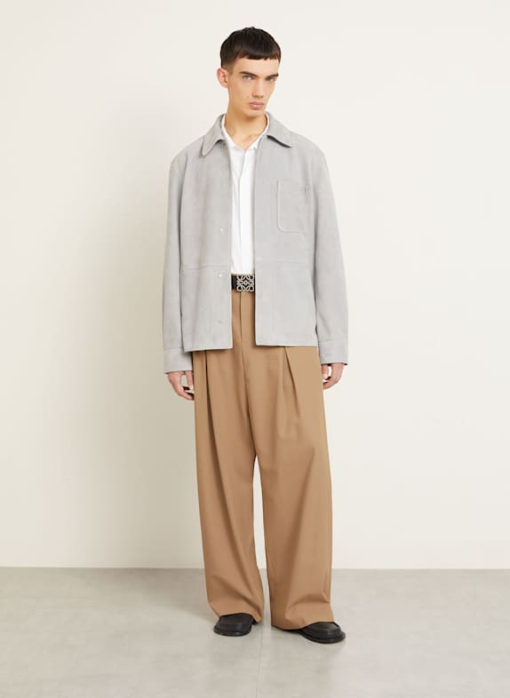 LOEWE Broek oversized pasvorm BEIGE