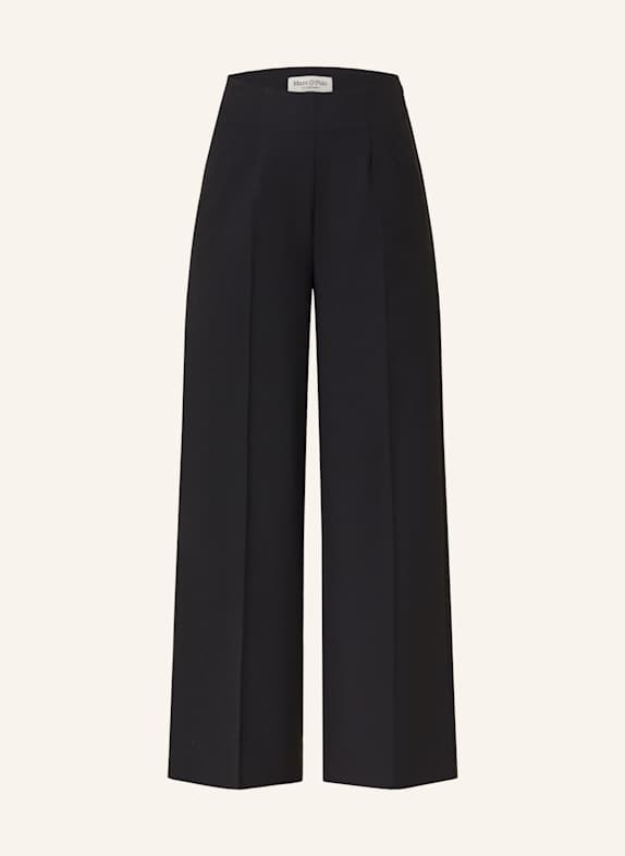 Marc O'Polo Wide leg trousers DARK BLUE