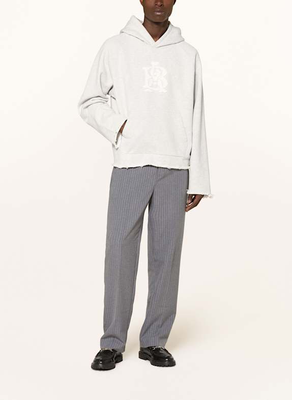 about:blank Oversized hoodie LICHTGRIJS