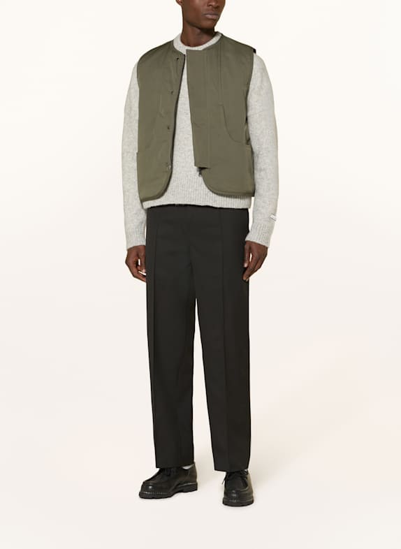 about:blank Chino slim fit ZWART