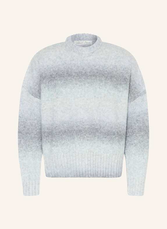 about:blank Pullover GRAU/ HELLBLAU