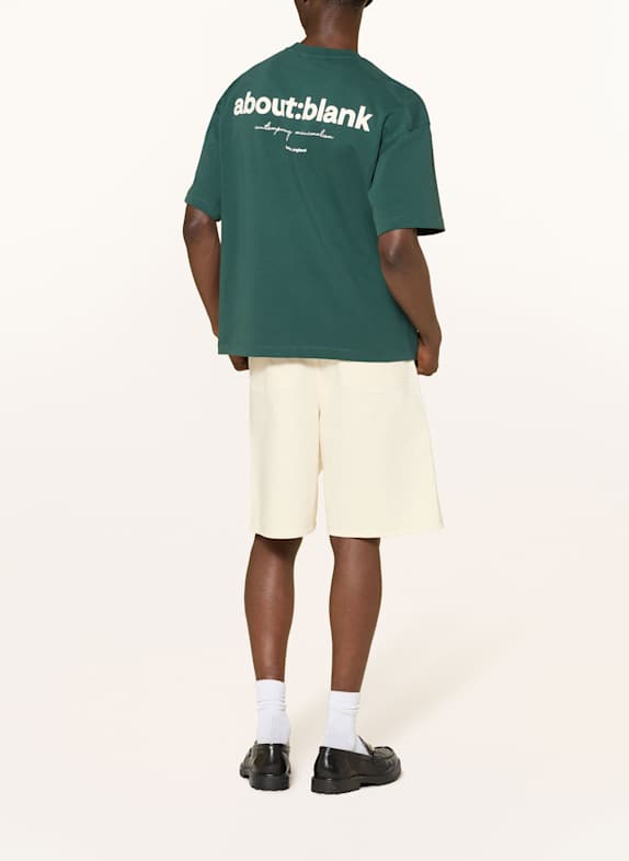 about:blank T-shirt BOX DONKERGROEN / WIT