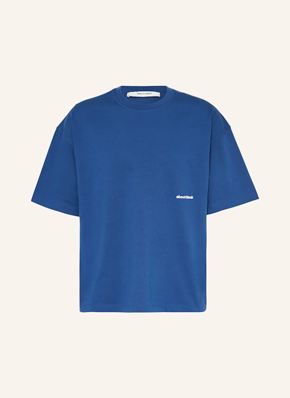 about:blank T-Shirt BOX DUNKELBLAU/ WEISS