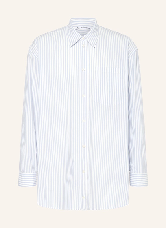 Acne Studios Hemd Relaxed Fit HELLBLAU/ WEISS