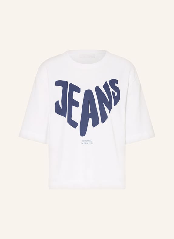 Rich & Royal T-Shirt WEISS/ DUNKELBLAU