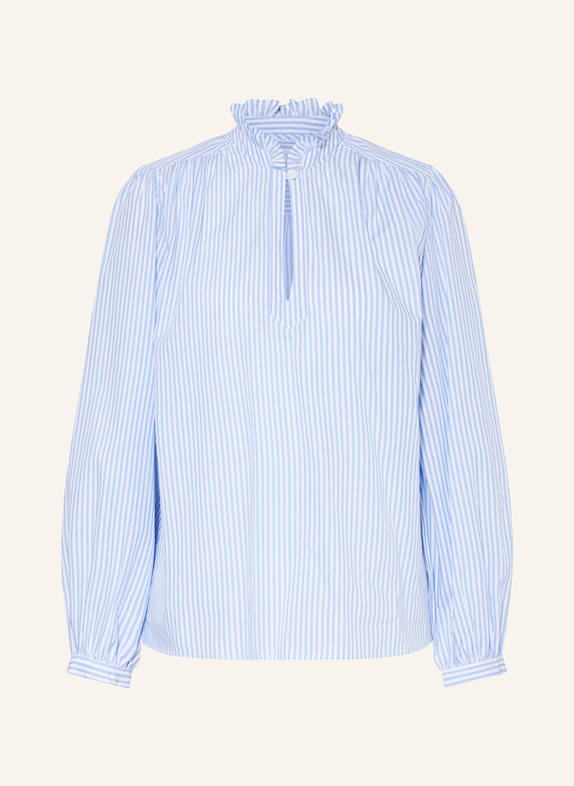 Rich & Royal Blusenshirt HELLBLAU/ WEISS