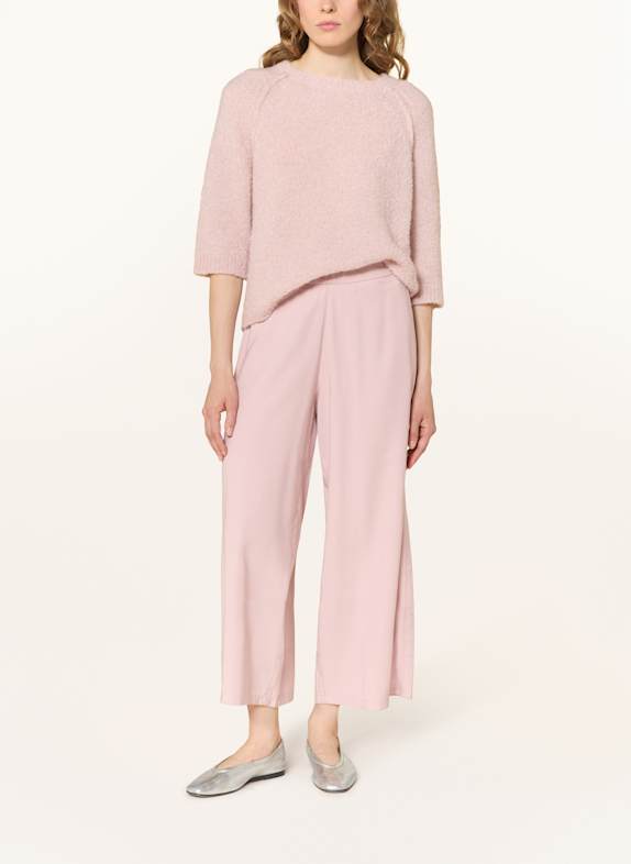 Rich & Royal Bouclé trui met 3/4 mouwen ROSE CLAIR
