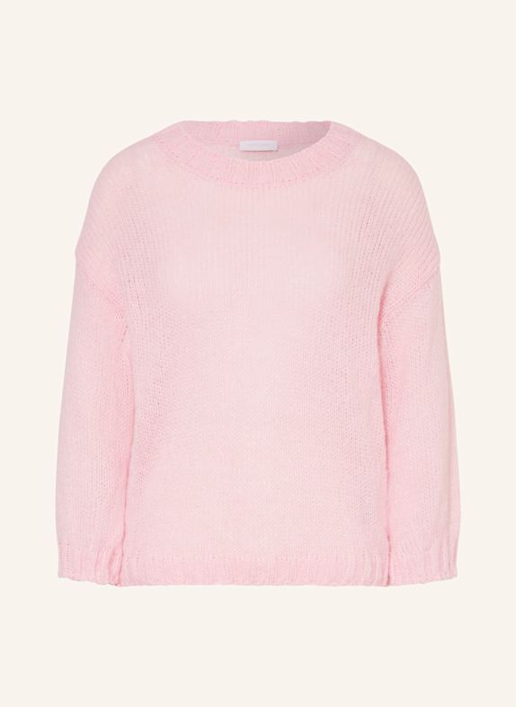 Rich & Royal Pullover mit 3/4-Arm ROSA