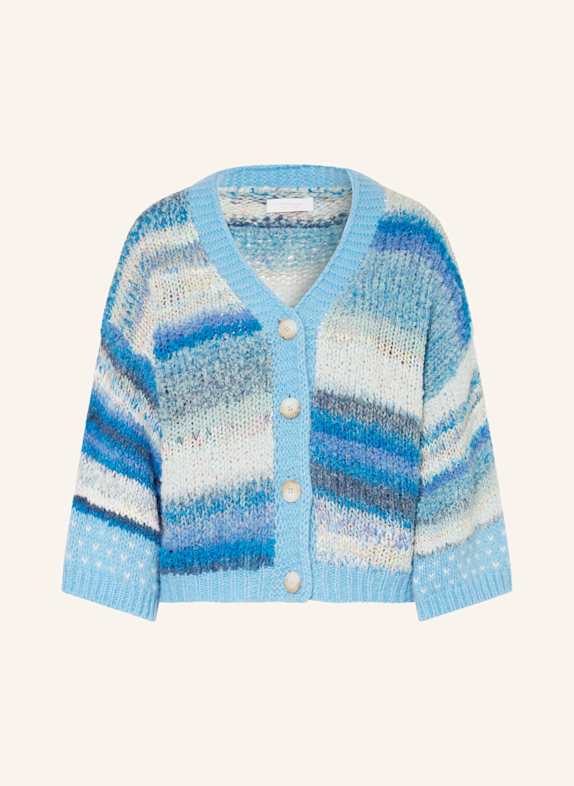 Rich & Royal Strickjacke WEISS/ BLAU/ HELLBLAU
