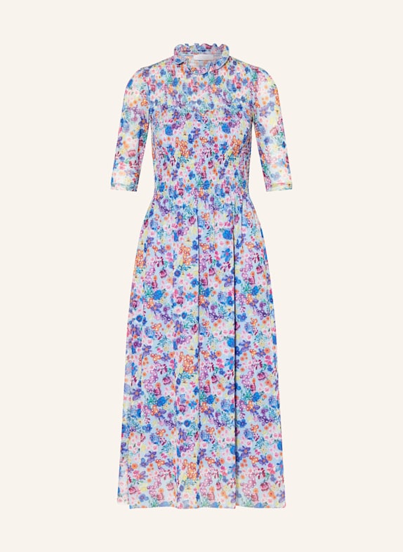Rich & Royal Mesh-Kleid mit 3/4-Arm HELLBLAU