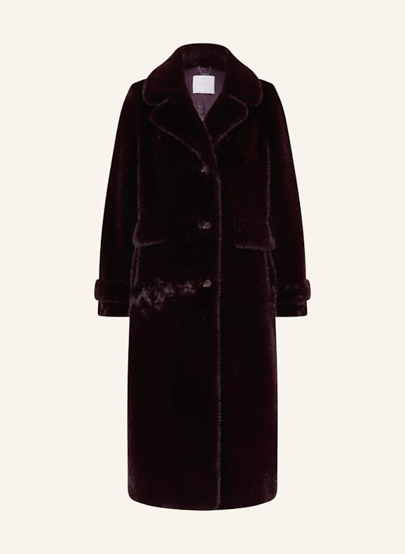 Rich & Royal Kunstpelz-Mantel LILA