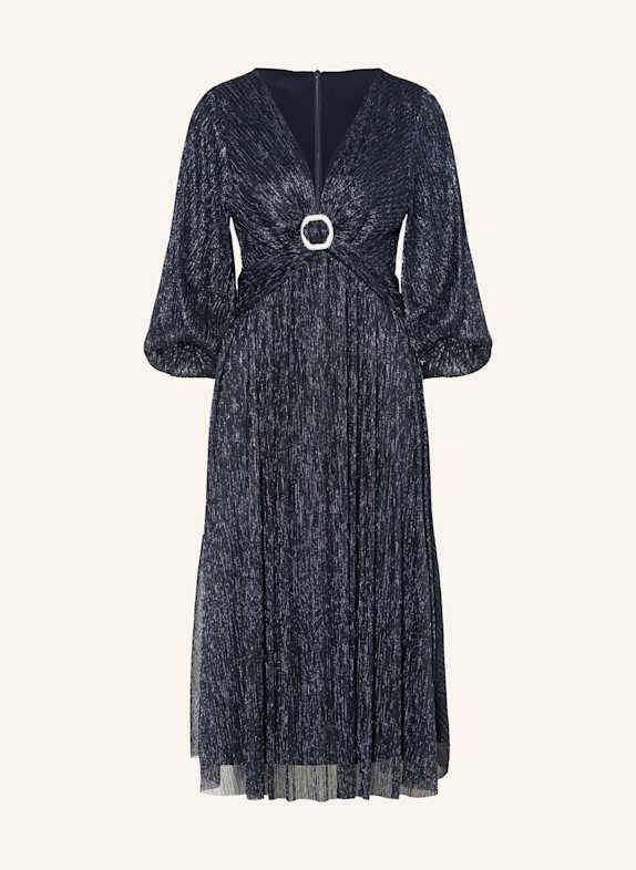 Joseph Ribkoff SIGNATURE Cocktailkleid mit Glitzergarn und 3/4-Arm DUNKELBLAU