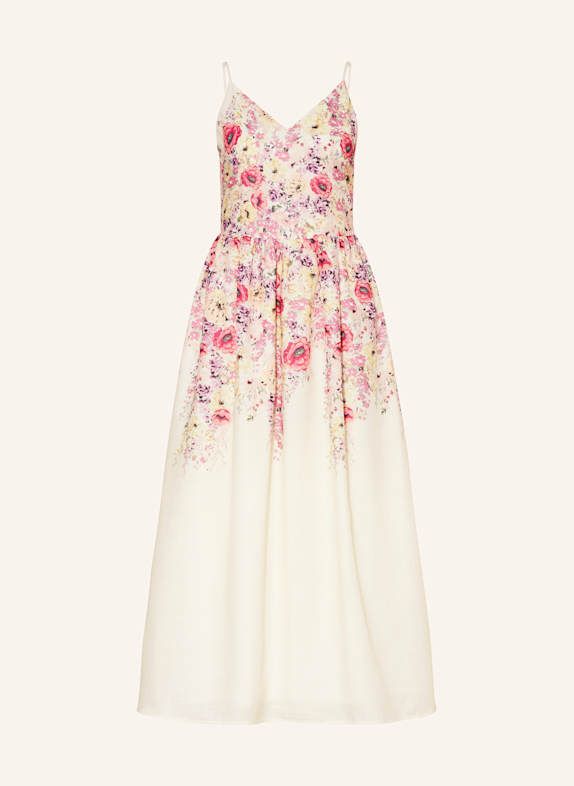 NEO NOIR Dress SANNI ECRU/ PINK/ GREEN