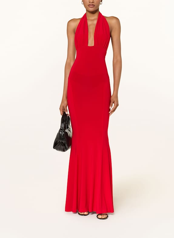 NORMA KAMALI Abendkleid ROT