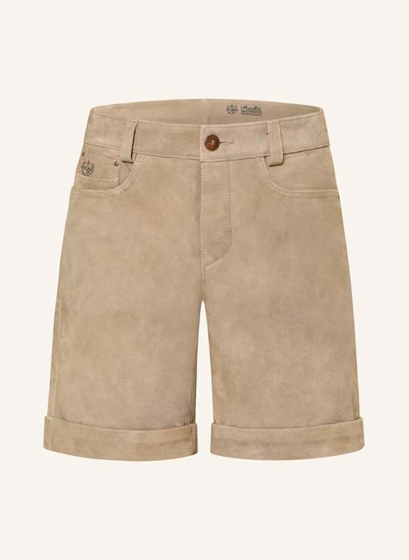 MEINDL Trachten-Lederhose BULLRIDER SHORT HELLBRAUN