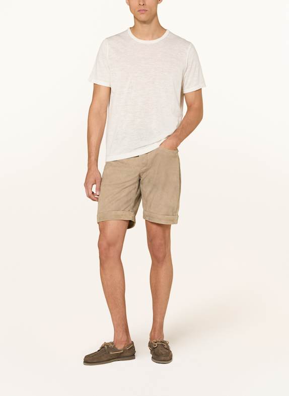 MEINDL Leren broek BULLRIDER SHORT LICHTBRUIN