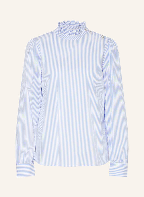 Rich & Royal Blusenshirt HELLBLAU / WEISS