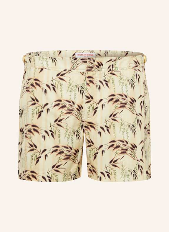 ORLEBAR BROWN Kąpielówki bokserki SETTER CATKIN ŻÓŁTY / CIEMNOBRĄZOWY / ZIELONY