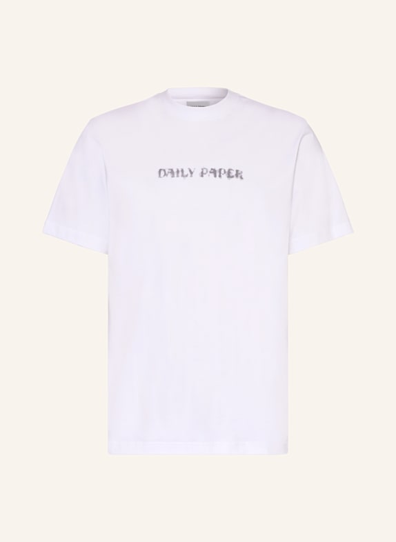 DAILY PAPER SHIELD FOCUS T-shirt WHITE/ GRAY