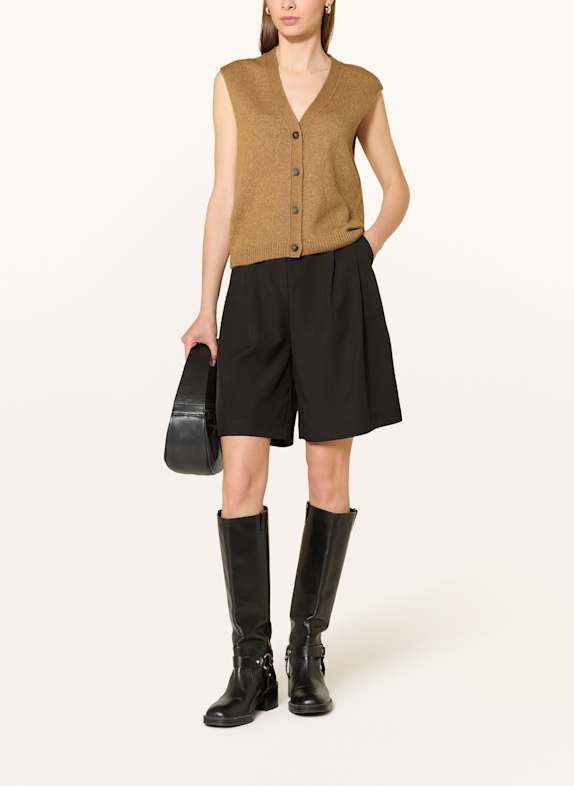 Marc O'Polo strikket vest LYSEBRUN