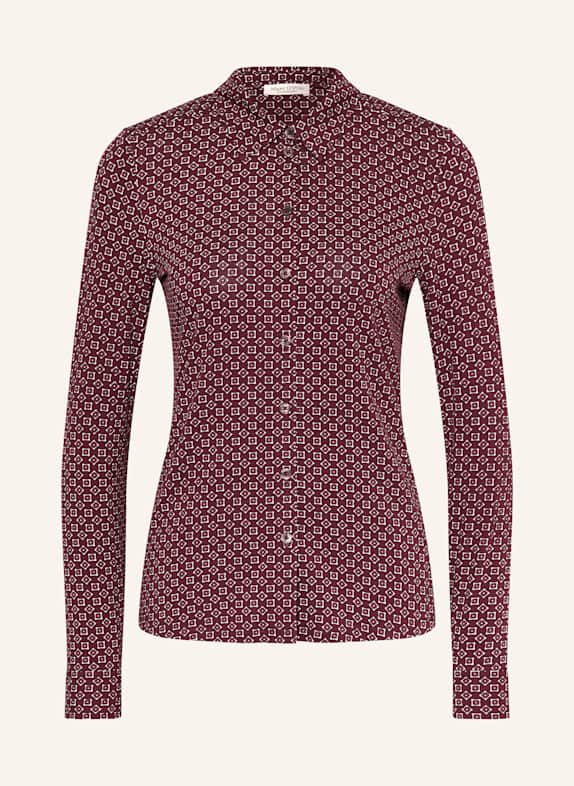 Marc O'Polo Shirt blouse DARK RED/ DARK YELLOW/ WHITE