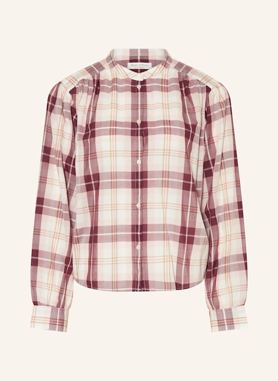 Marc O'Polo Bluse DUNKELROT/ HELLROSA/ CREME