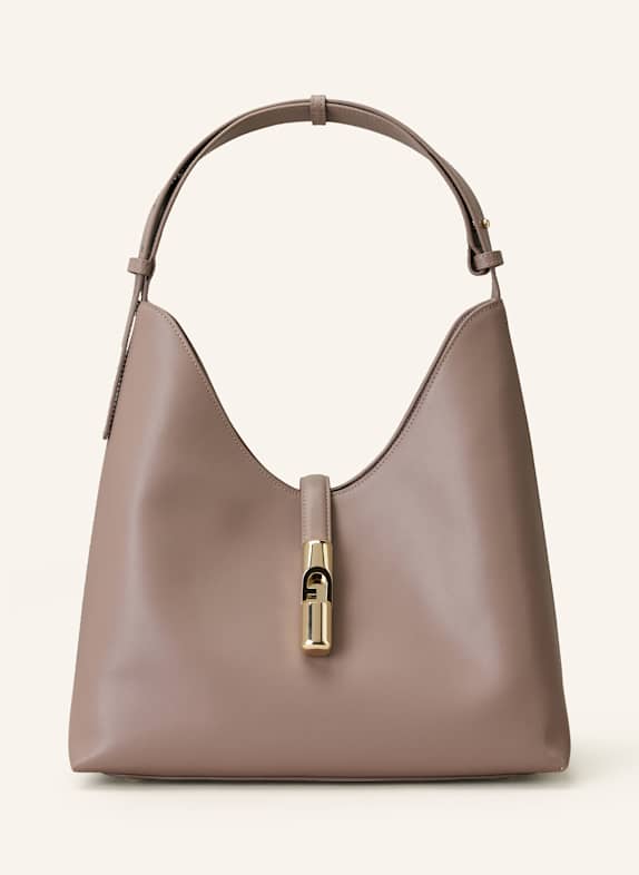 FURLA Schultertasche GOCCIA MEDIUM TAUPE