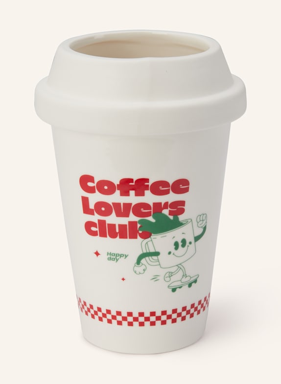 fluid MARKET Vase CUP OF COFFEE ECRU