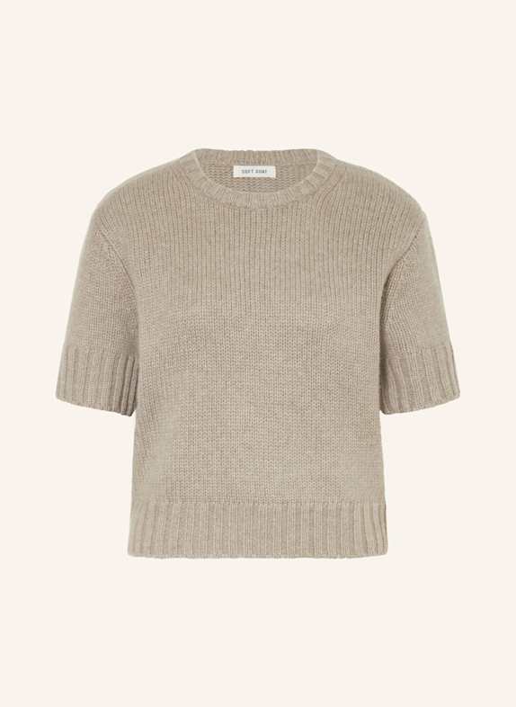 SOFT GOAT Strickshirt aus Cashmere HELLBRAUN