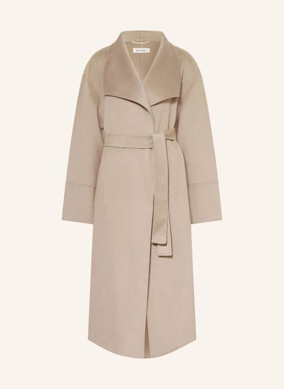 SOFT GOAT Wollmantel BEIGE