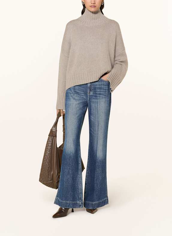 SOFT GOAT Cashmere-Pullover TAUPE