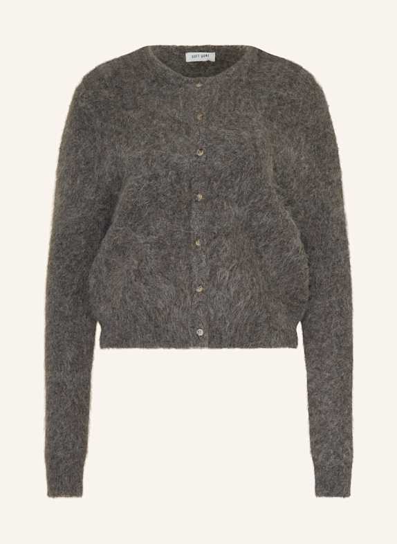 SOFT GOAT Strickjacke aus Alpaka TAUPE