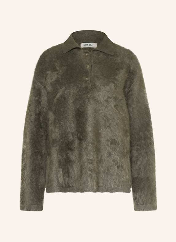 SOFT GOAT Cashmere-Pullover OLIV