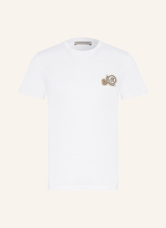 MONCLER Tričko BÍLÁ