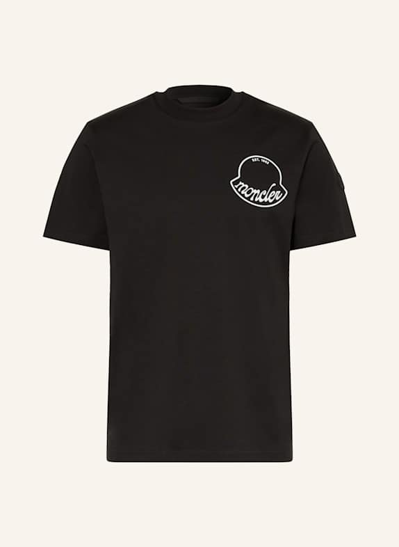 MONCLER Tričko ČERNÁ