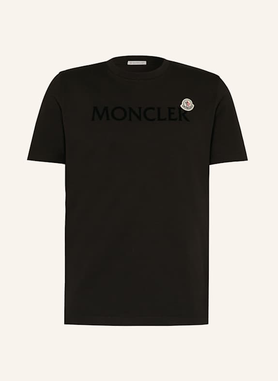 MONCLER Tričko ČERNÁ