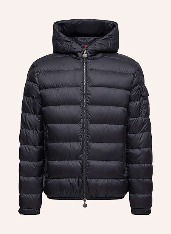 MONCLER Péřová bunda NAJAN TMAVĚ MODRÁ