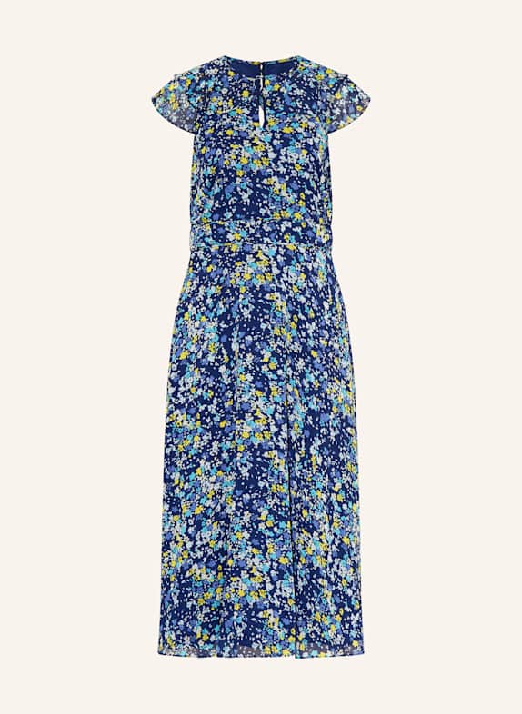 HOBBS Kleid DAWN DUNKELBLAU/ TÜRKIS/ GELB