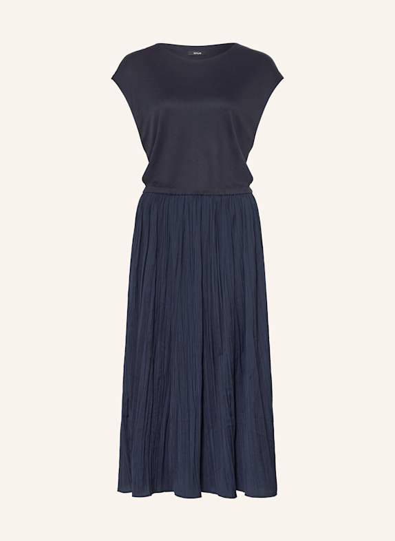 OPUS Kleid WABELLA im Materialmix DUNKELBLAU