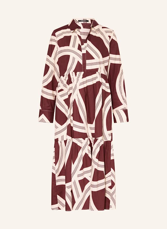 OPUS Kleid WERANO IANE DUNKELROT/ ECRU