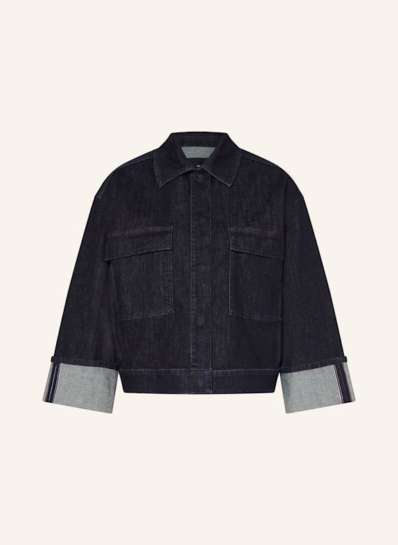 OPUS Veste en jean HOLLICE BLEU FONCÉ