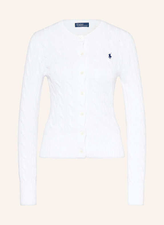 POLO RALPH LAUREN Strickjacke WEISS