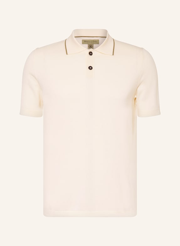 Marc O'Polo Strick-Poloshirt ECRU
