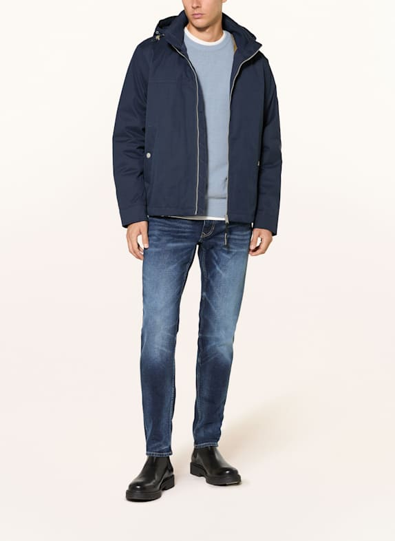 Marc O'Polo Blouson med aftagelig hætte MØRKEBLÅ