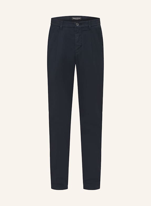Marc O'Polo fine-knit polo-neck jumper Schwarz DARK BLUE