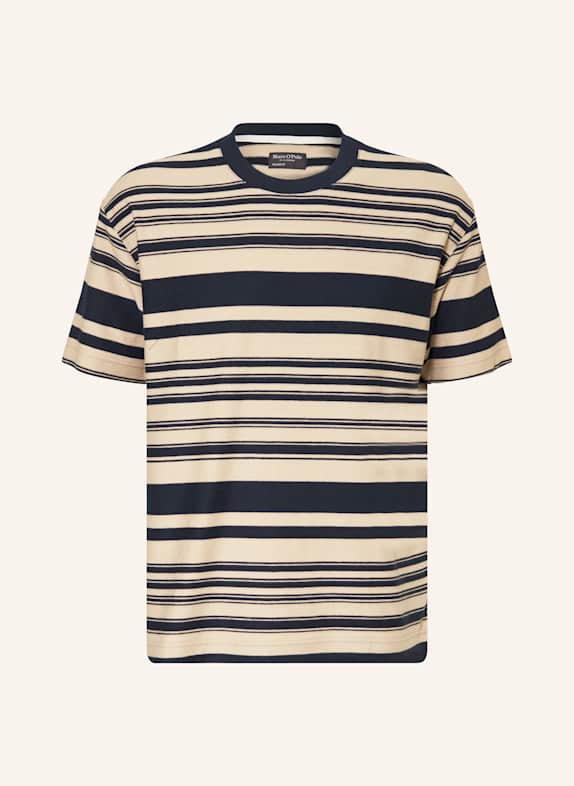 Marc O'Polo T-Shirt DUNKELBLAU/ BEIGE